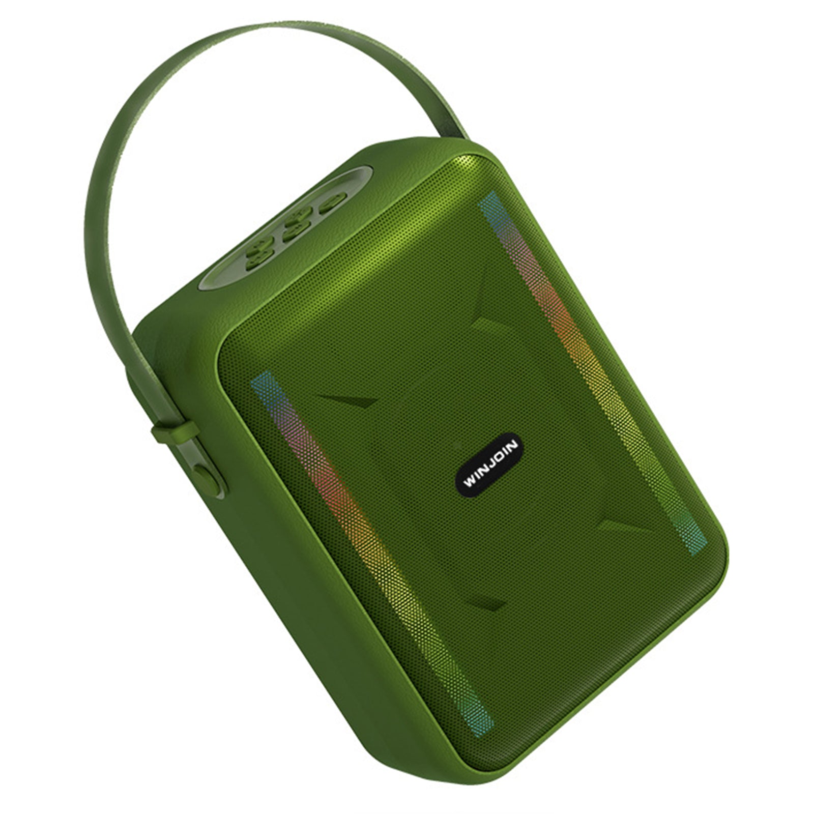 WINJOIN WJ-B88 Portable Rechargeable Bluetooth Speaker FM Radio RGB Light Wireless Music Subwoofer WINJOIN WJ-B88 Portable Rechargeable Bluetooth Speaker FM Radio RGB Light Wireless Music Subwoofer